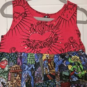 Beautiful Beauty and the Beast Swarovski crystal baby dress Disney